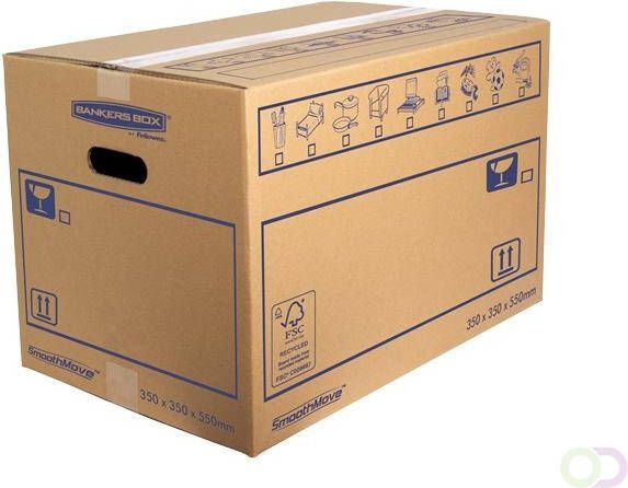 Fellowes SmoothMoveâ¢ Standard Moving Box 35x35x55cm
